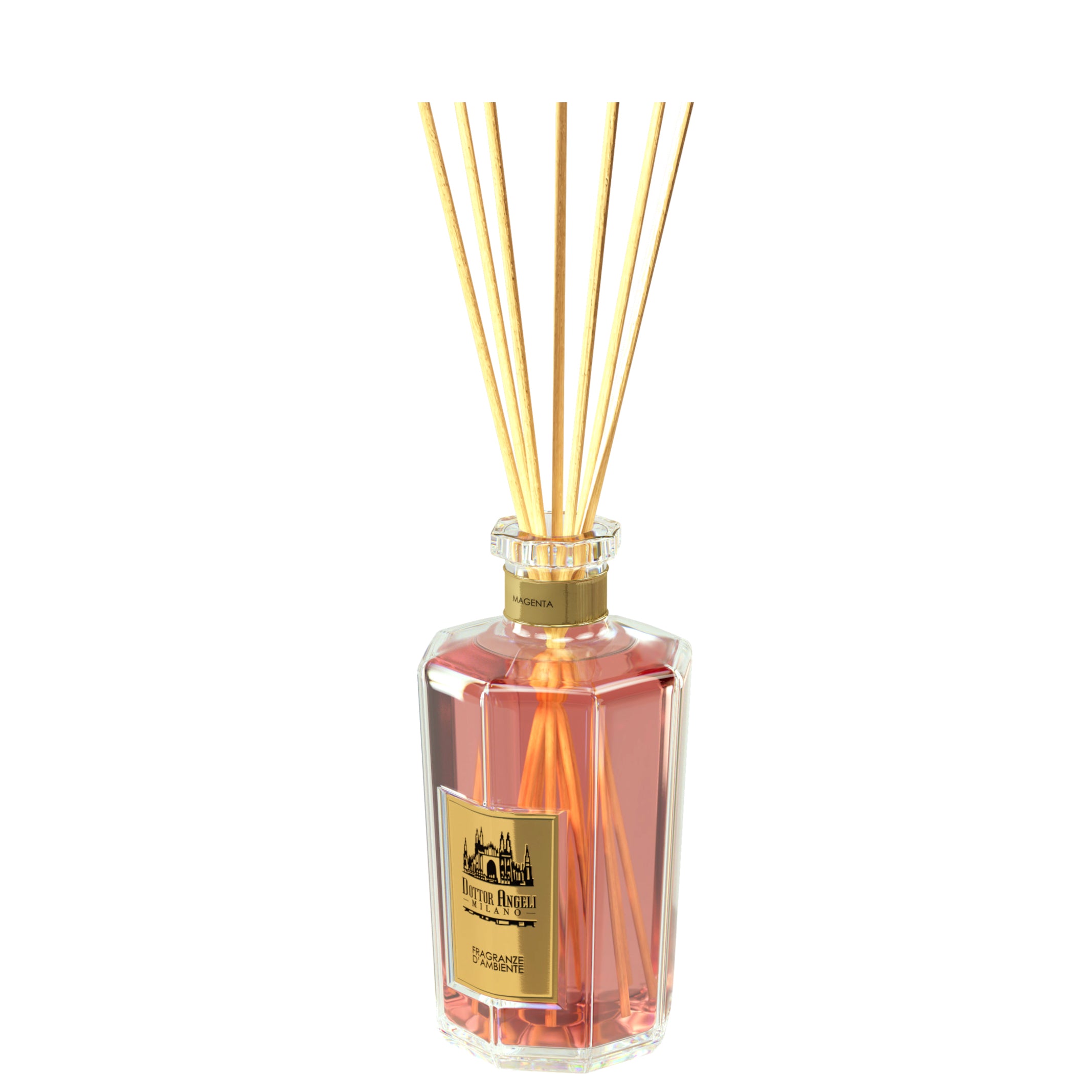 Dottor Angeli Milano Fragranza Ambiente Magenta con Bastoncini - 300 ML