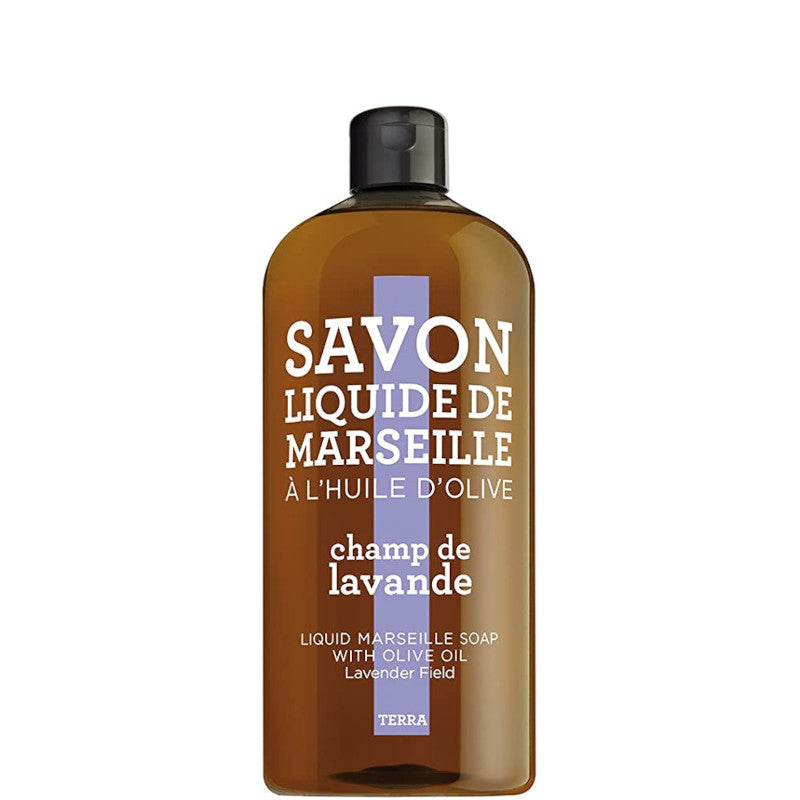 TERRA - Champ de Lavande Savon Liquide de Marseille Recharge 1000 ML - 1000 ML