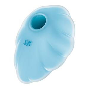 Satisfyer Salute sessuale Dispositivo di aspirazione clitoridea Cloud Dancer - Impulsi d'aria + Vibratore