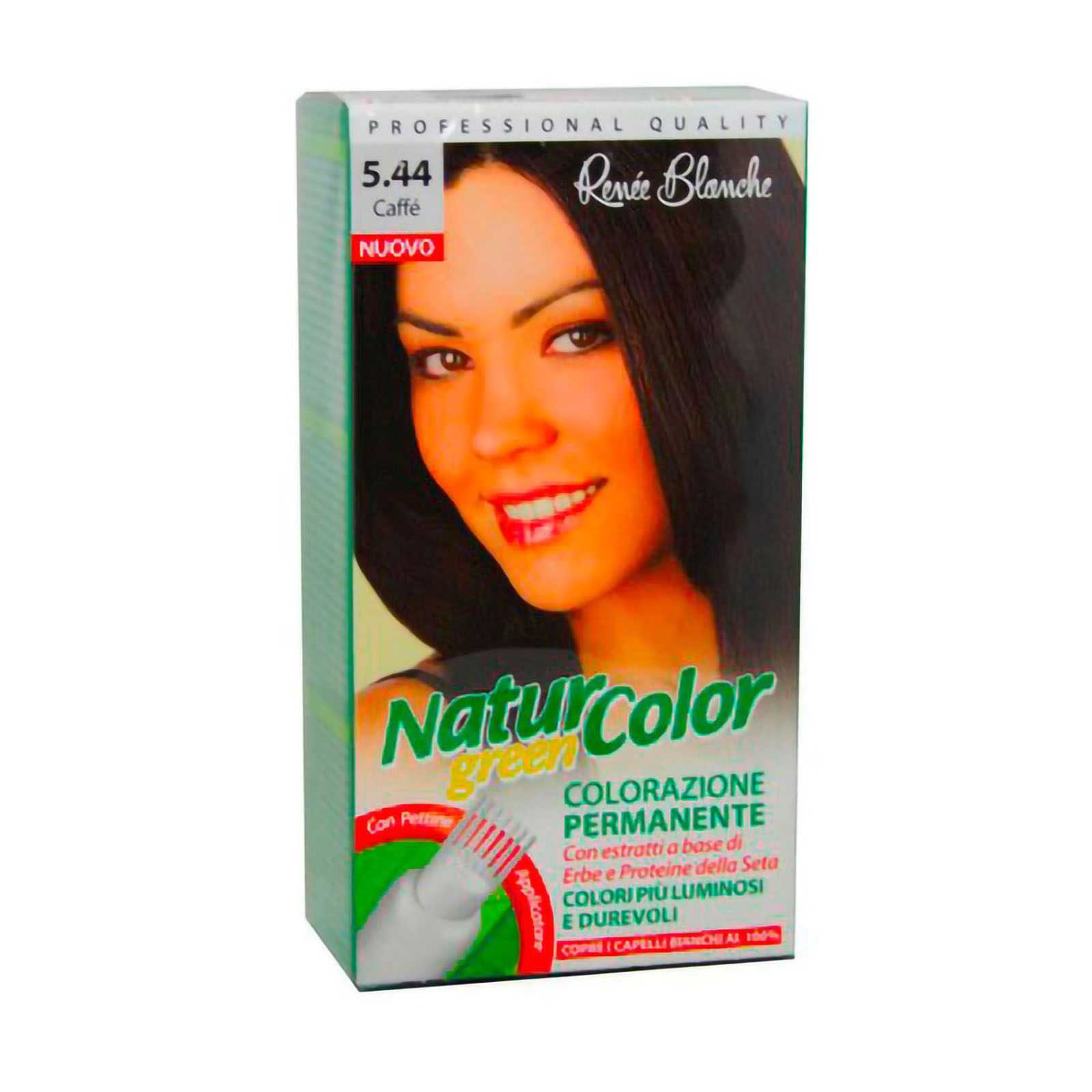 Tinta Per Capelli Colorazione Permanente Naturale Natur Color Green 544 Caffè