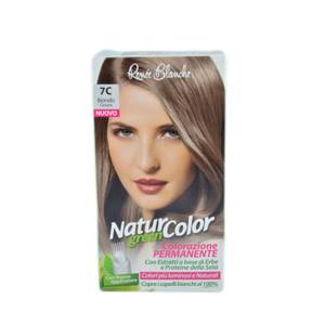 Tinta Per Capelli Colorazione Permanente Naturale Natur Color Green 7 C Biondo Cenere
