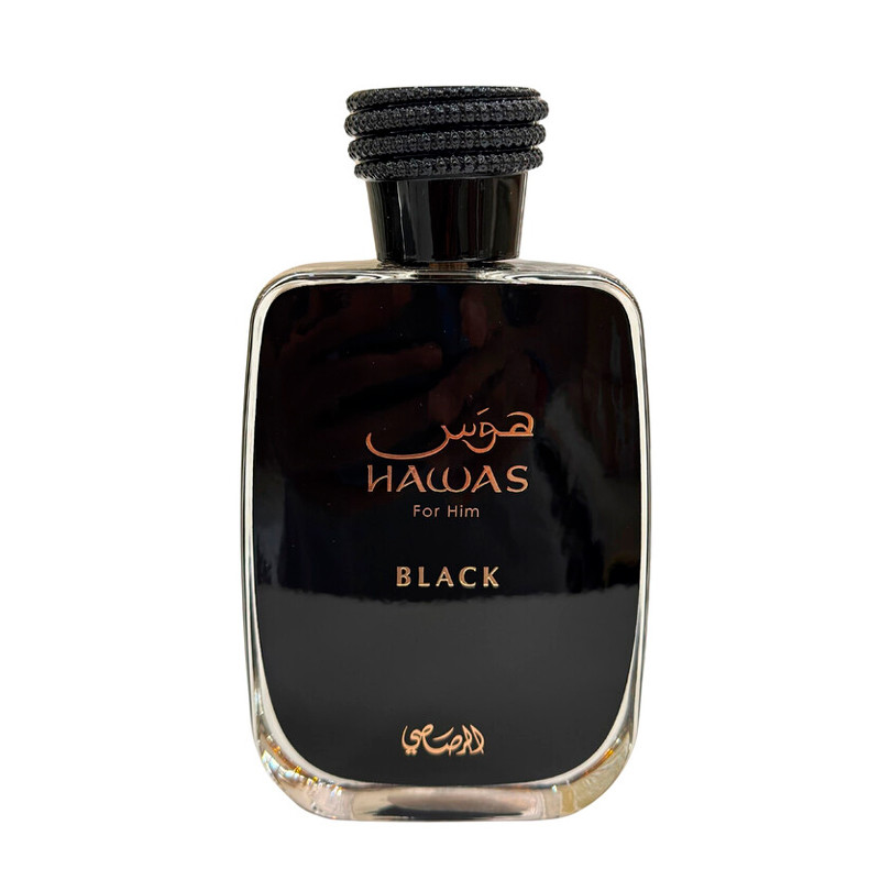 Rasasi Hawas Black - 100ML Eau de Parfum Profumi da Uomo