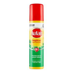 Tropical Spray Insetto Repellente e Antizanzare Tigre, Comuni e Tropicali 100 ml
