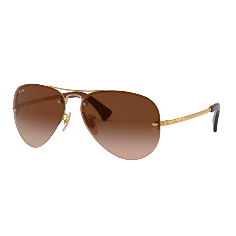 Ray-ban Occhiali da sole unisex Rb3449 001/13 arista brown gradient