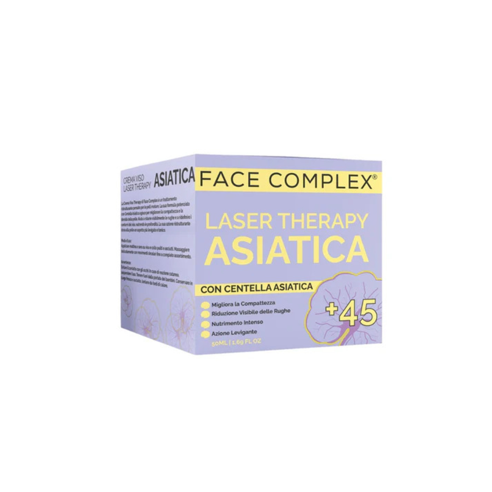 CREMA VISO LASER THERAPY 45 CON CENTELLA ASIATICA 50 ml