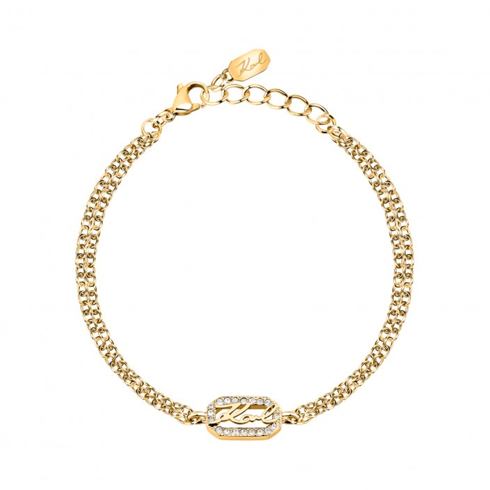 Karl Lagerfeld Bracciali Bracciale con pendente esclusivo in pavé