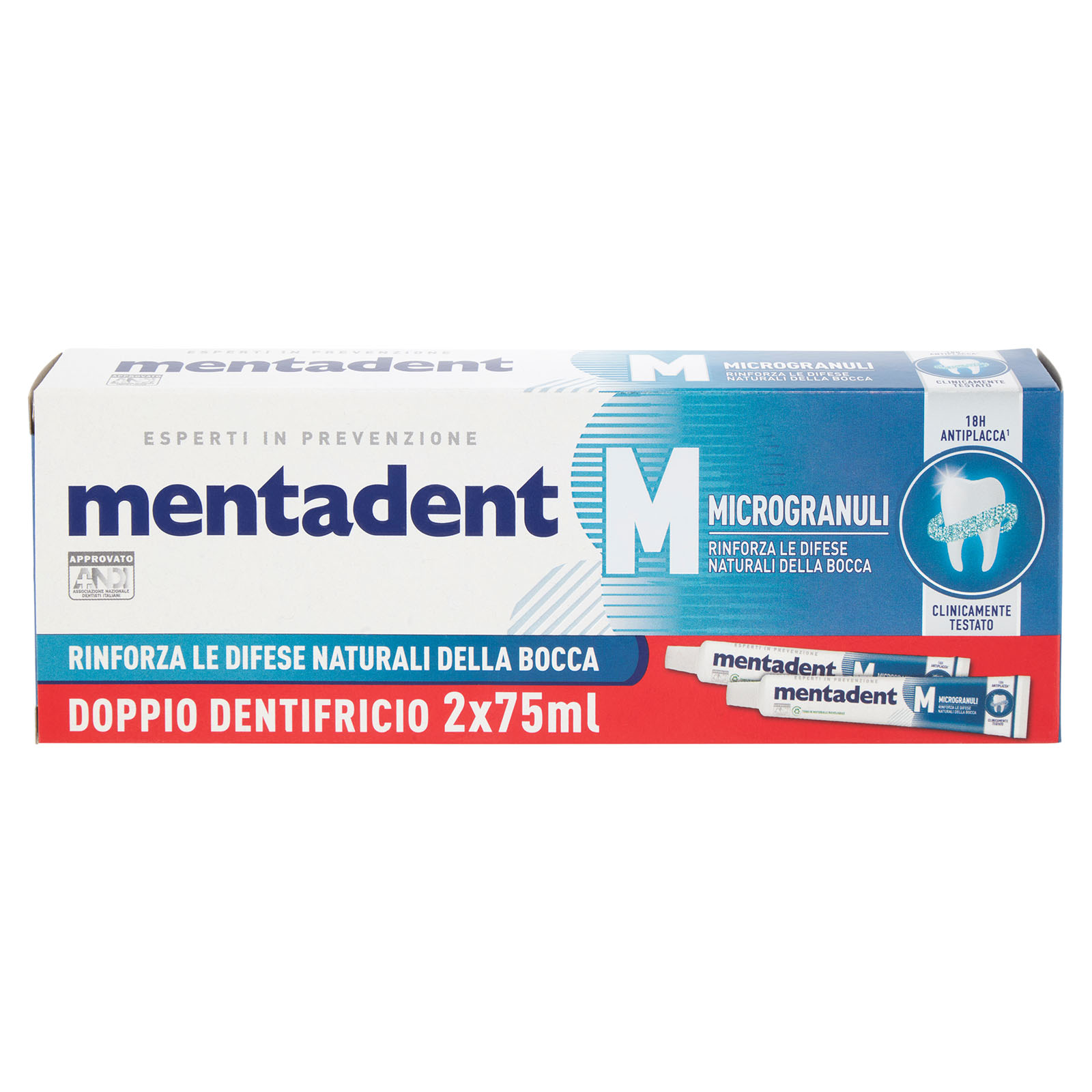 Dentifricio Microgranuli Bitubo 2 X 75 Ml