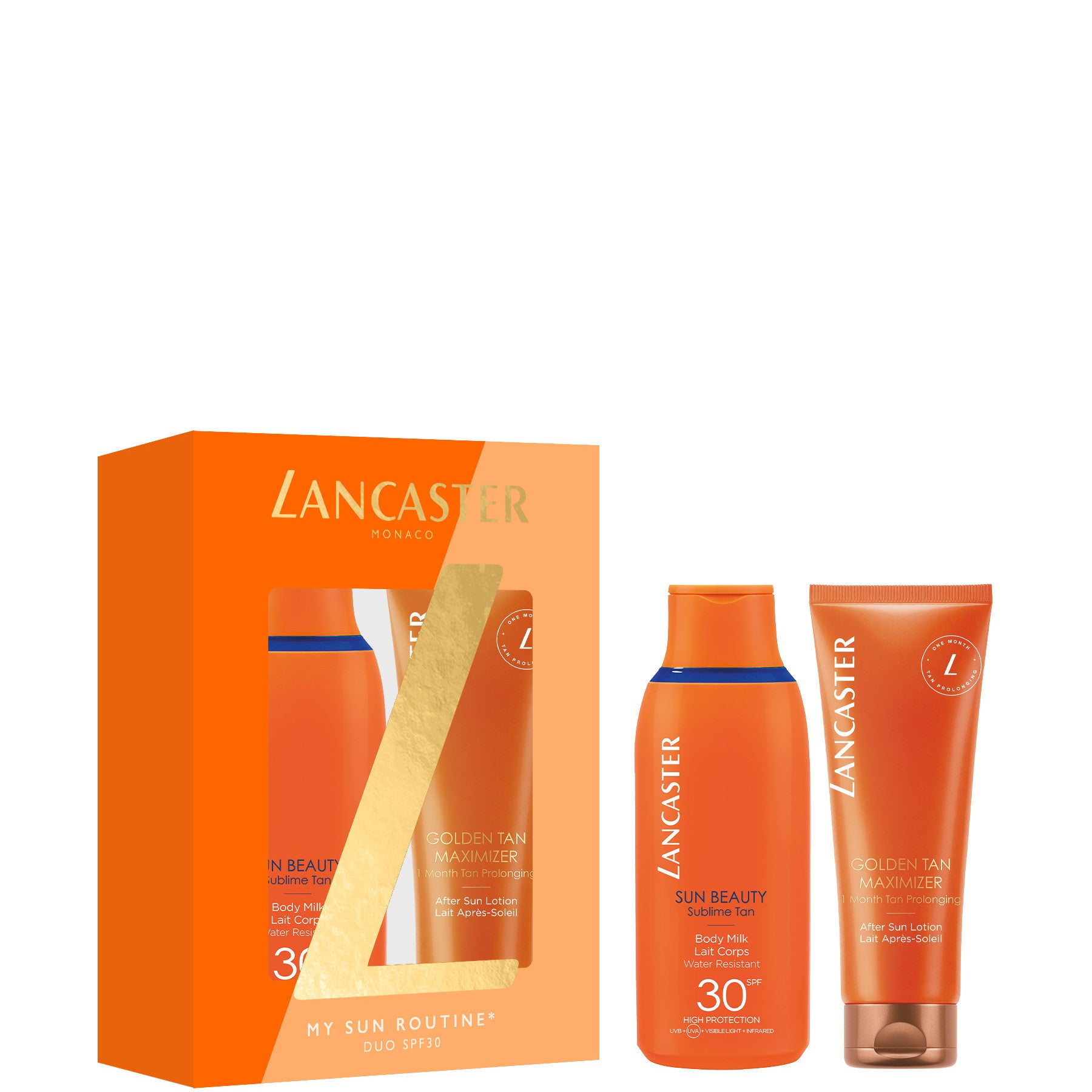 Sun Beauty Sublime Tan Body Milk SPF 30 + Golden Tan Maximizer - 175 ML Body Milk SPF30 + 125 ML After Sun Lotion