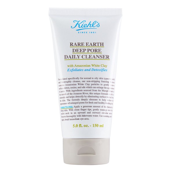 Kiehl's Detergente e detergente per il trucco Rare Earth Deep Pore Daily Cleanser Detergente per il viso