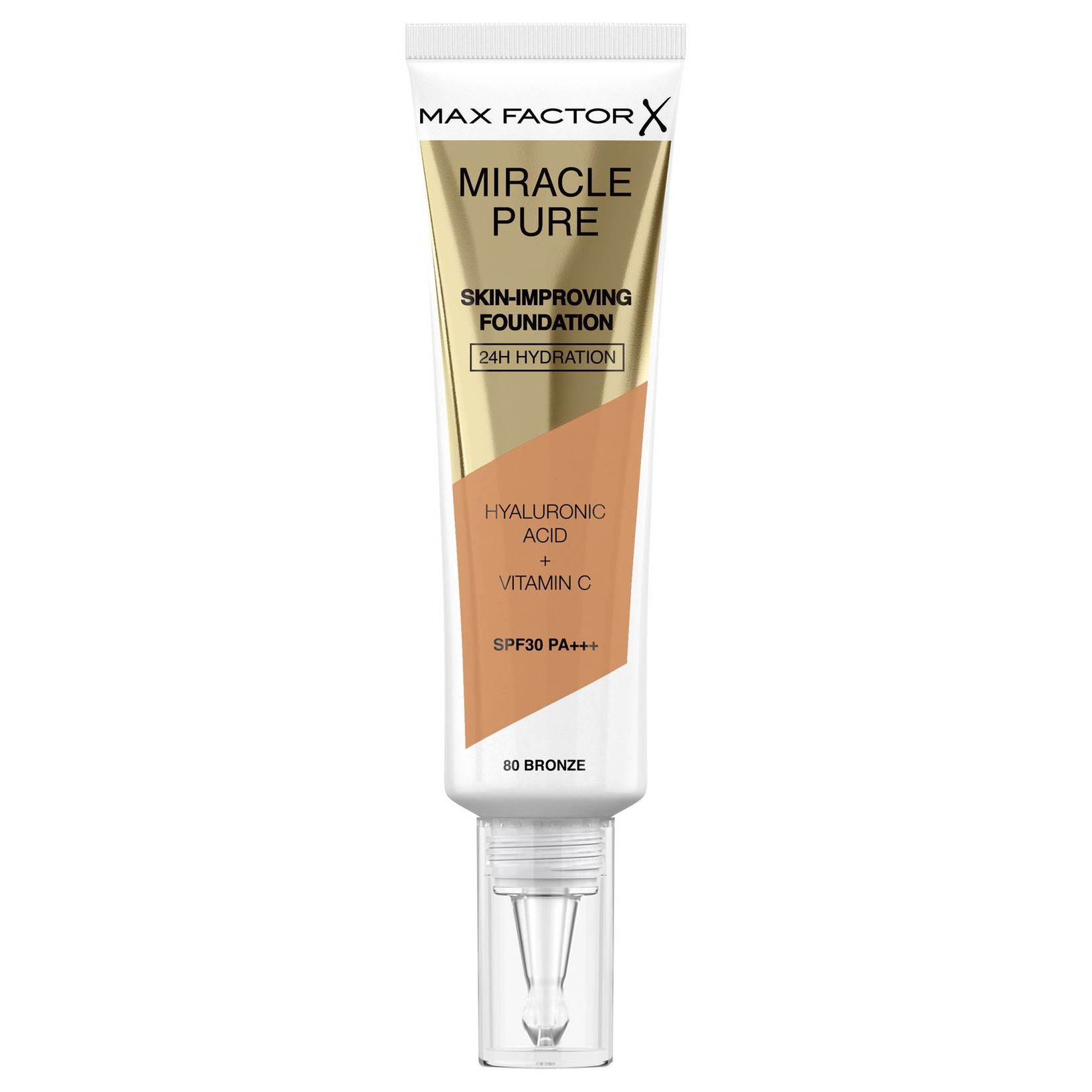 Max Factor - Miracle pure Skin improving Foundation - 80 Bronze