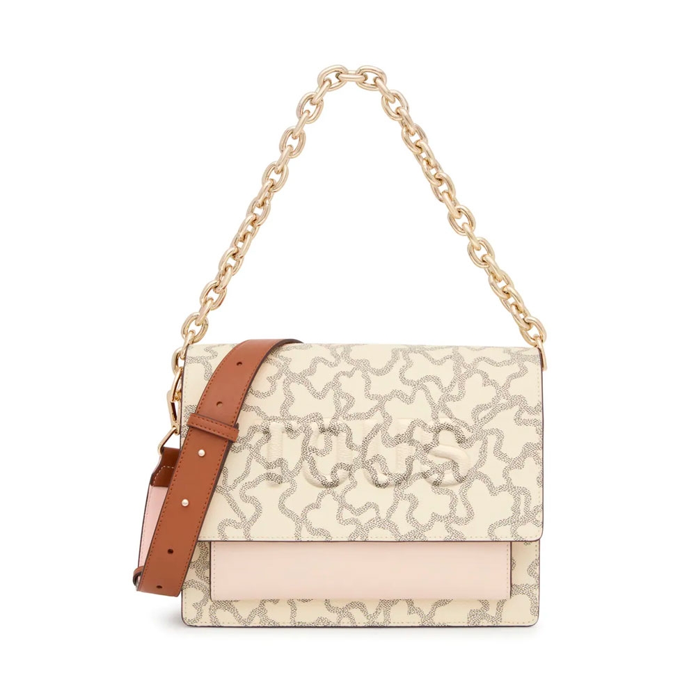 Tous Borse da donna, articoli da toeletta e valigie Borsa a tracolla Tous Kaos Icon beige multicolore con logo