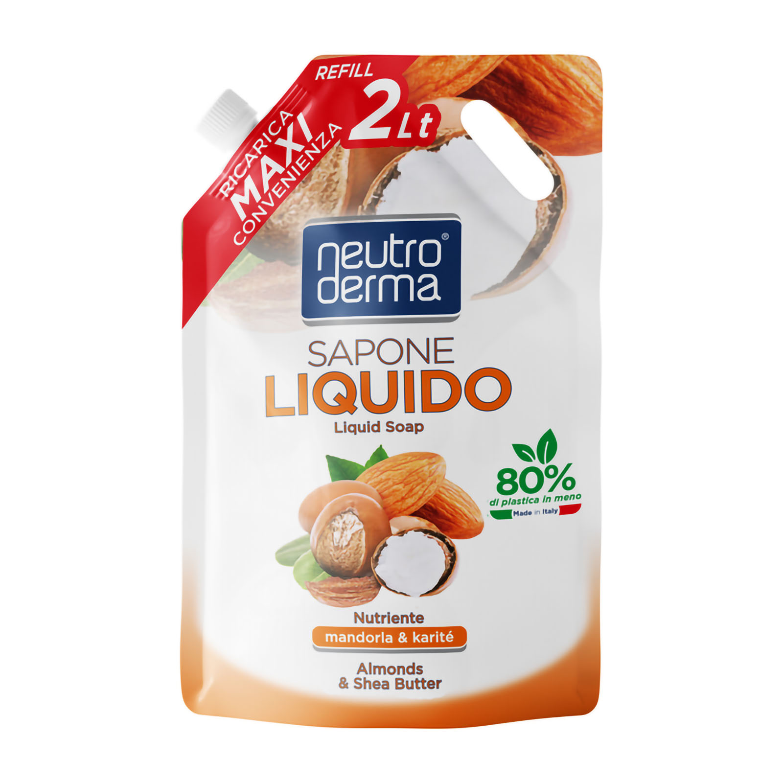Sapone Liquido Busta Ricarica Nutriente Mandorla & Karite' 2000 ml