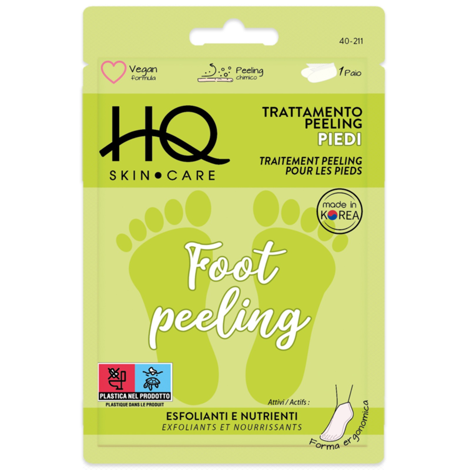 Hq Skin Care Foot Peeling Trattamento Piedi Esfolianti E Nutrienti