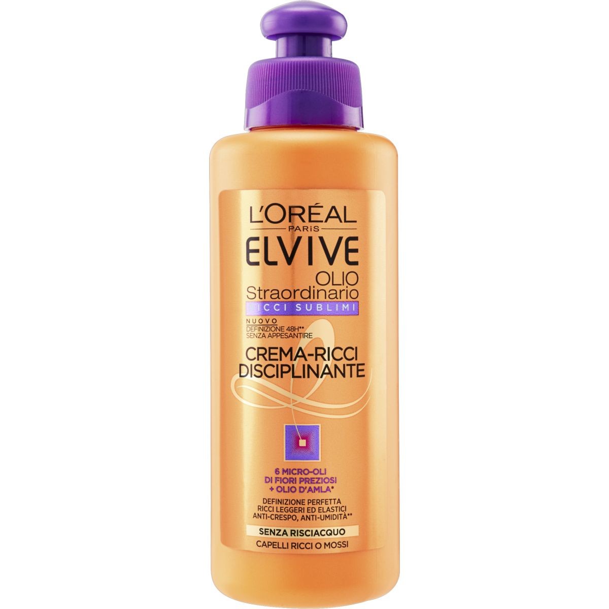 L'Oréal Elvive - Crema ricci disciplinante Olio straordinario 200 ml