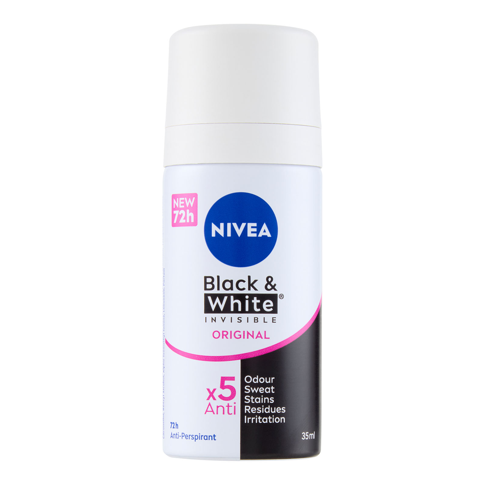 Black & White Invisible Original Anti-perspirant Spray - Formato Viaggio 35 ml