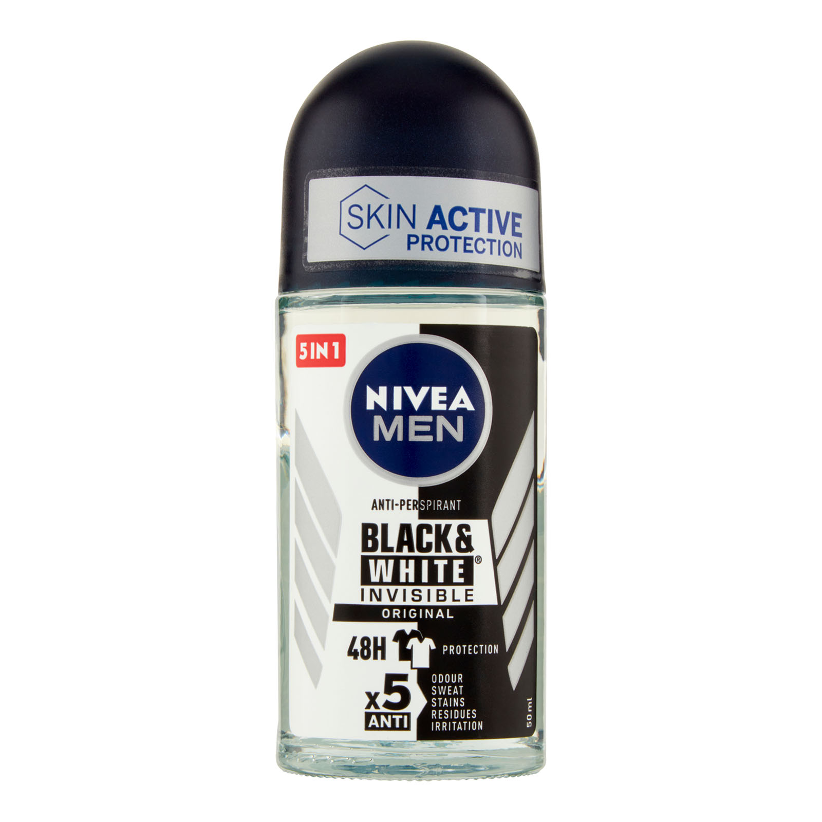 Men Invisible For Black & White Original - Deodorante Roll-on 50 ml