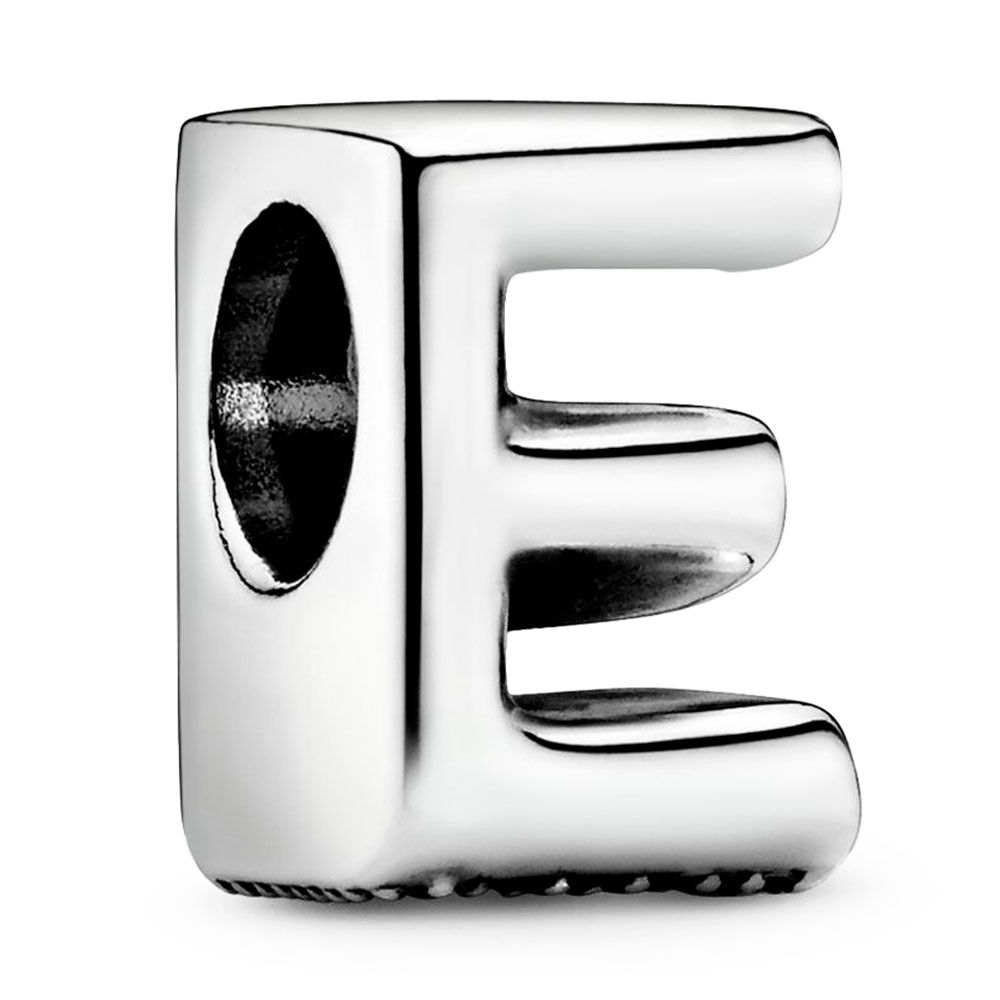 Pandora Charms Charm in argento Lettera E 797459