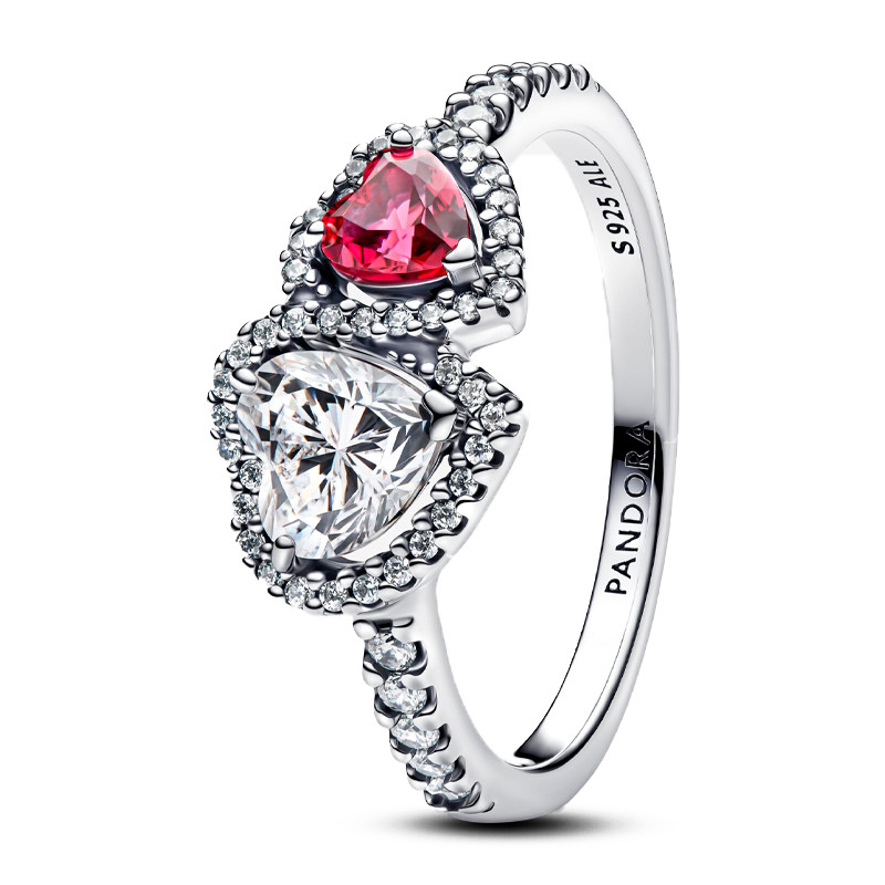 Pandora Anelli Anello Halo Hearts 193662C01