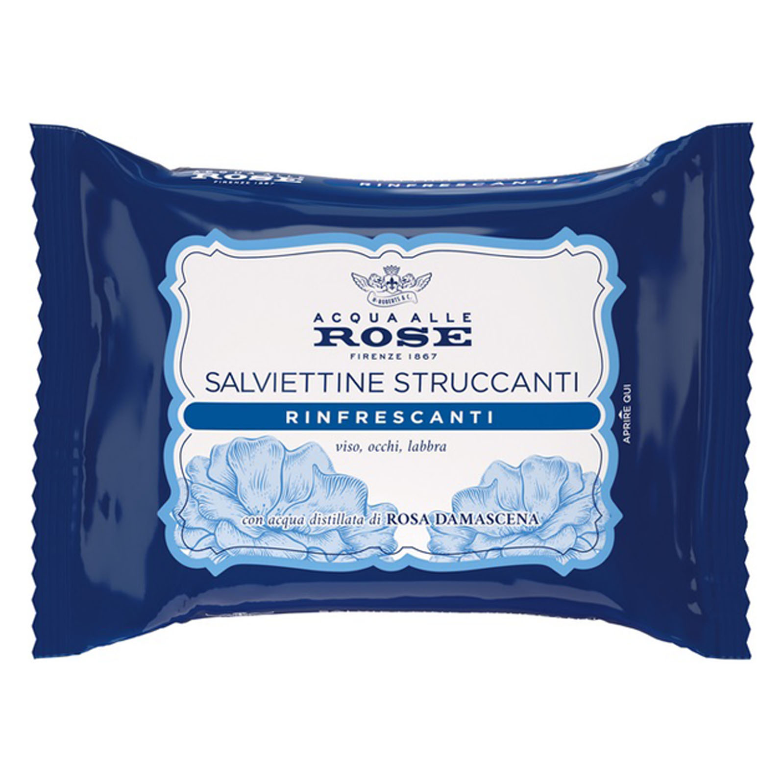 Salviette Struccanti Rinfrescanti Per Pelli Normali, 20 Pz