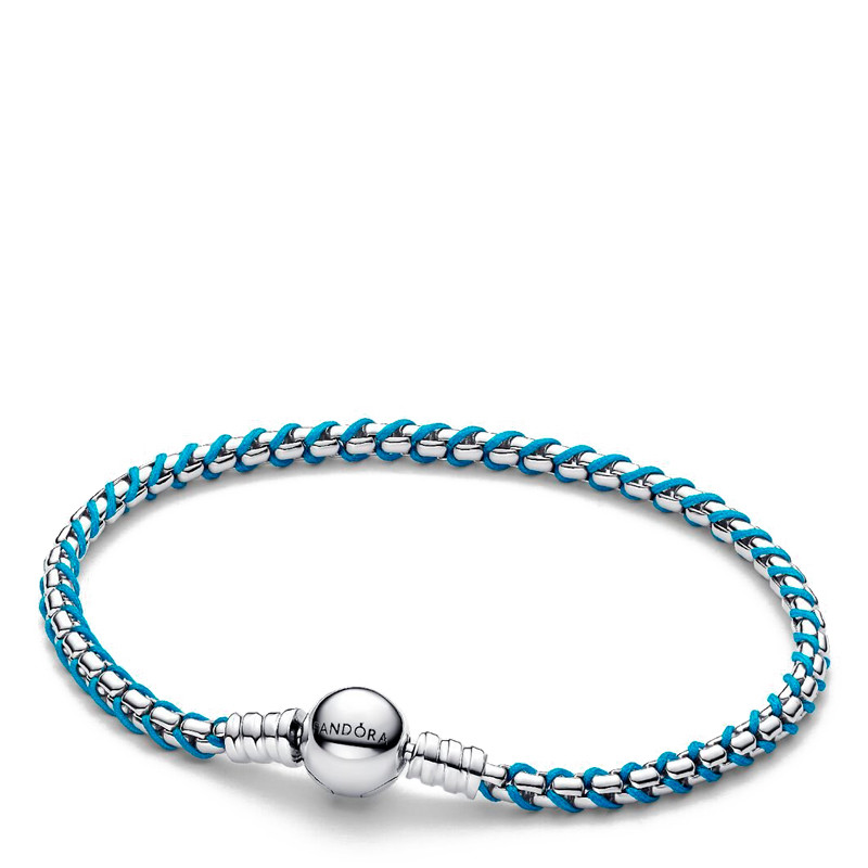 Pandora Bracciali Box Chain Cord Bracelet 593816C01