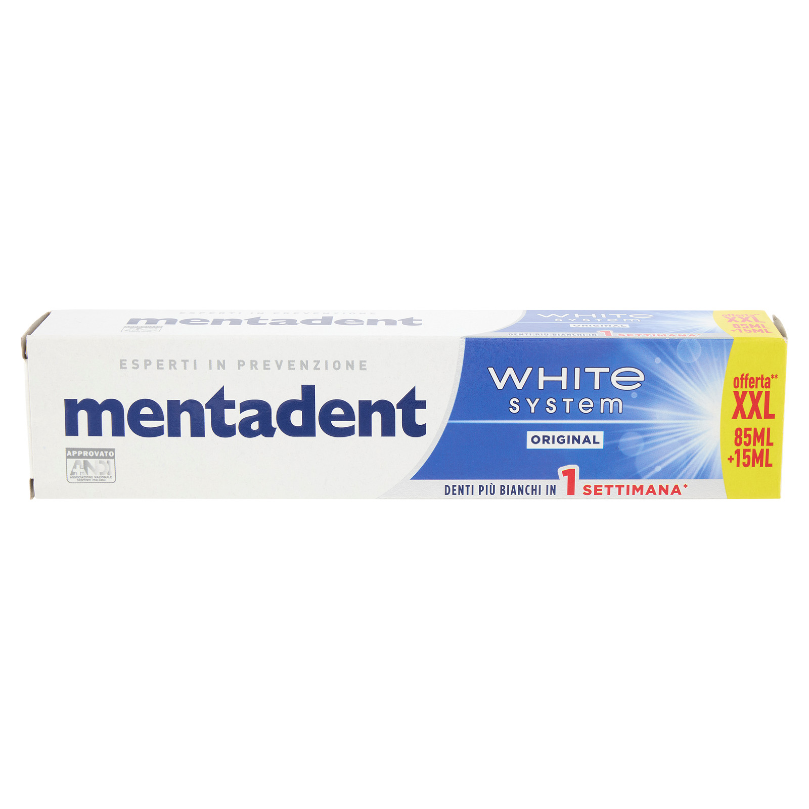 Dentifricio White System Xxl 85ml+15ml