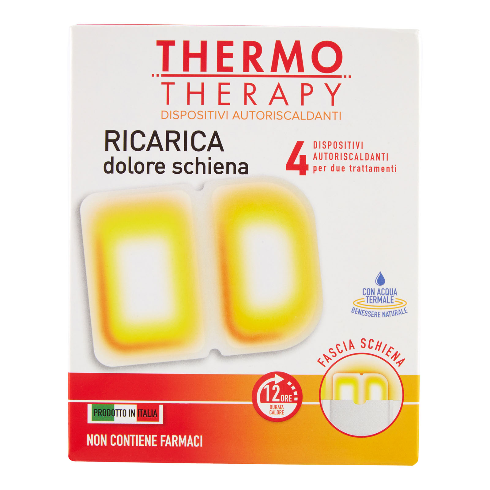 Ricarica Dolore Schiena 4 Dispositivi Autoriscaldanti