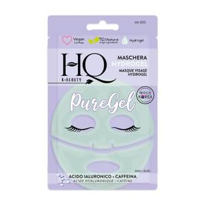 Hq Maschera Viso Hydrogel Pure Gel Acido Ialuronico - Caffeina