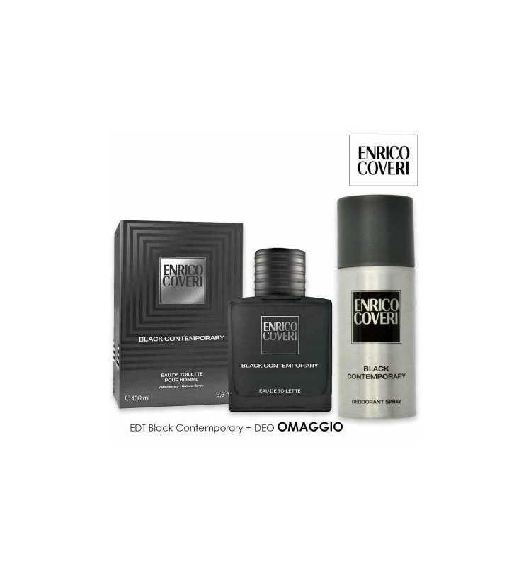 Set Enrico Coveri - Black Contemporary EDT 100 ml