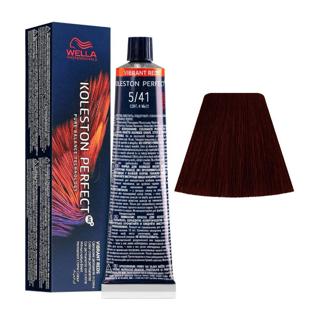Wella Koleston Perfect - 5/41 Castano Chiaro Rame Cenere