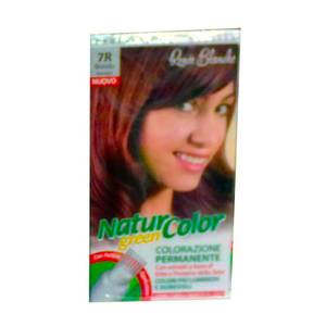Tinta Per Capelli Colorazione Permanente Naturale Natur Color Green 7 R Biondo Rame