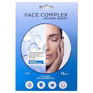 Maschera In Tessuto Viso Anti Rughe Tonificante