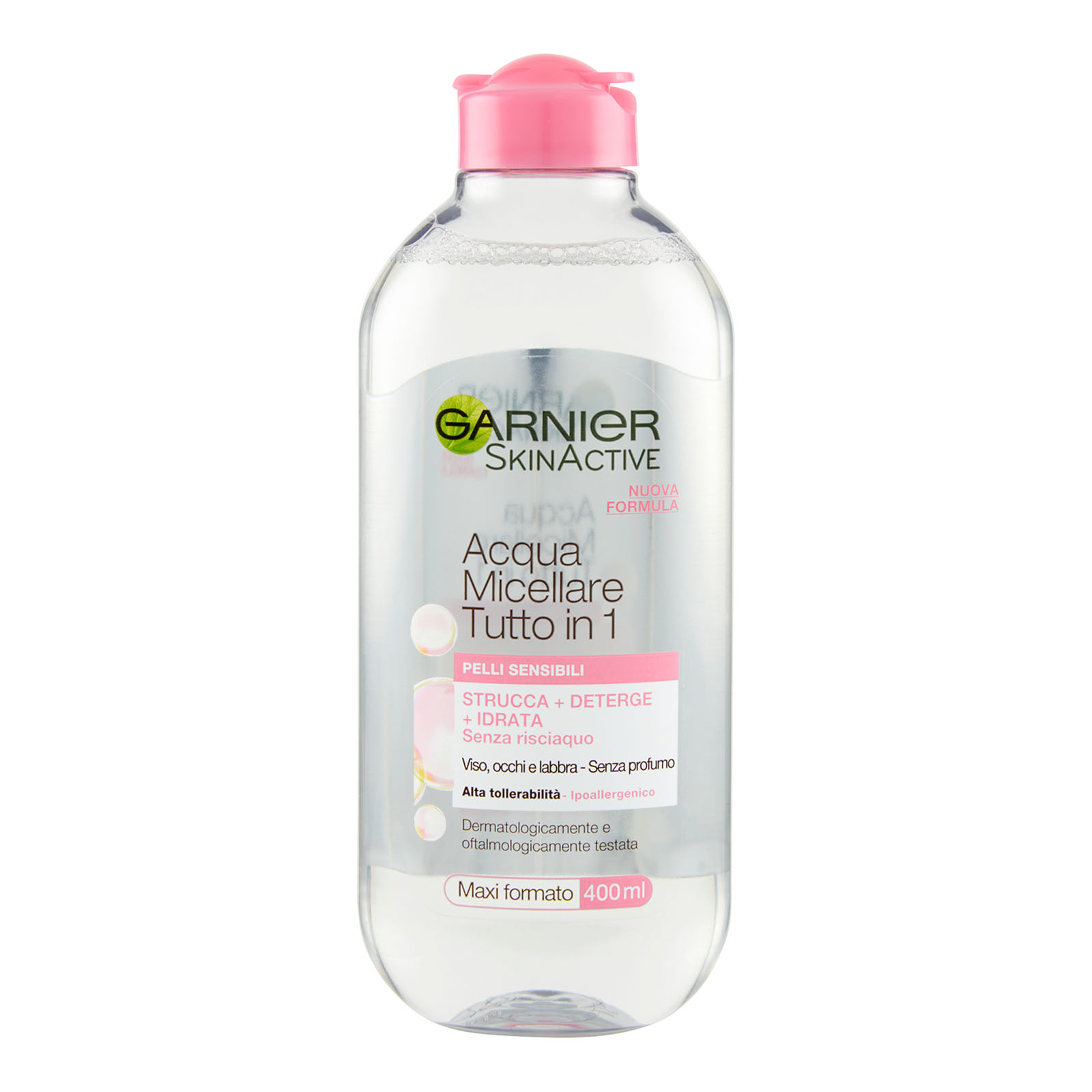 Acqua Micellare Tutto In 1 Struccante Viso, Occhi E Labbra Per Pelli Sensibili 400 ml