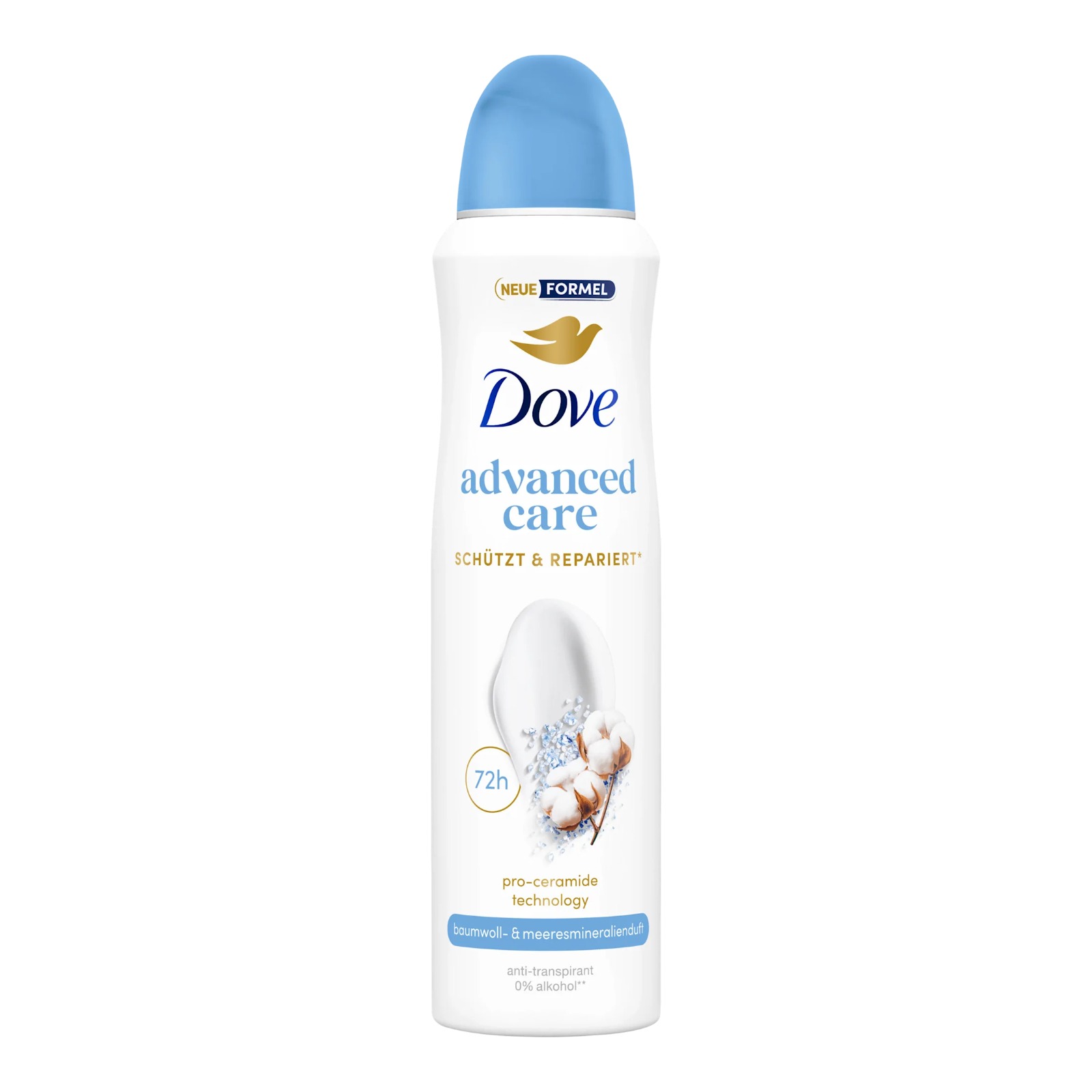 Advanced Care Fresh Cotton And Sea Minerals Deodorante Spray 150 ml