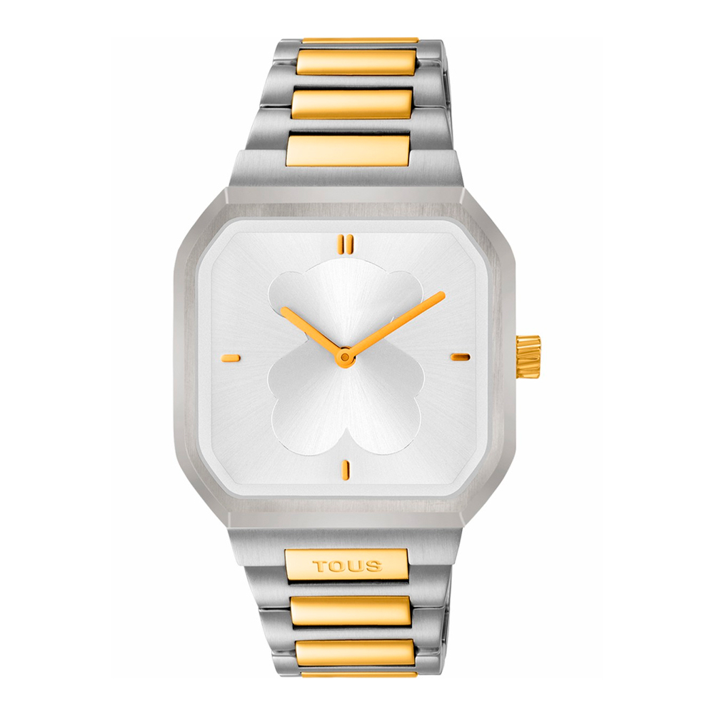 Tous Orologi da donna Orologio analogico D-Bear in argento e oro