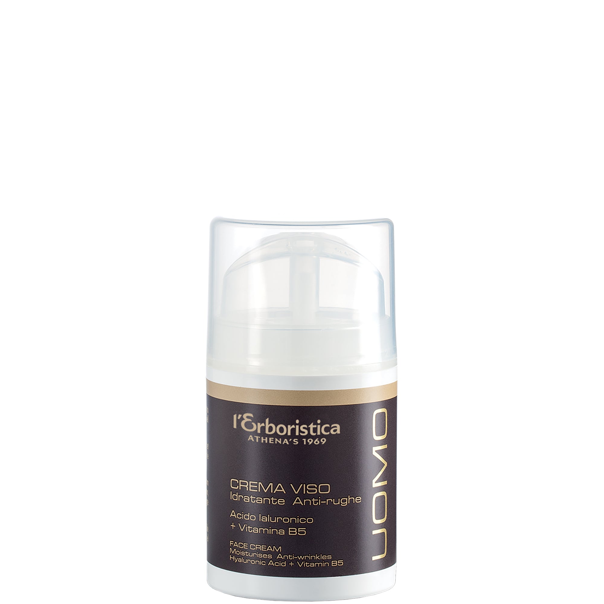 L'Erboristica Acido Ialuronico e Vitamina B5 Crema Viso UOMO - 50 ML