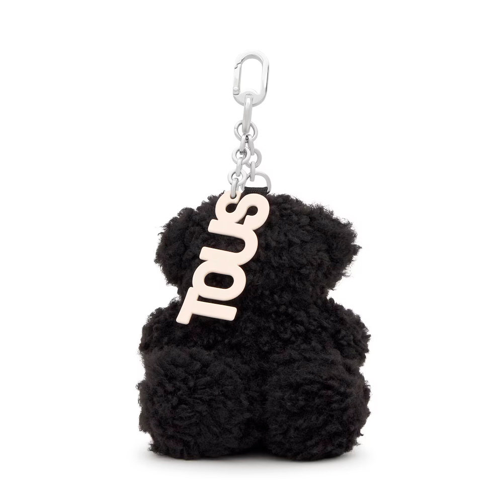 Tous Borse da donna, articoli da toeletta e valigie Portachiavi in pile nero Bold Bear