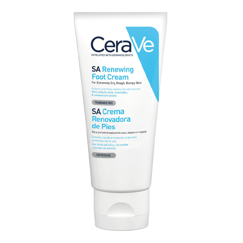 Cerave Trattamenti Corpo SA Renewing Foot Cream Crema rigenerante per i piedi con acido salicilico