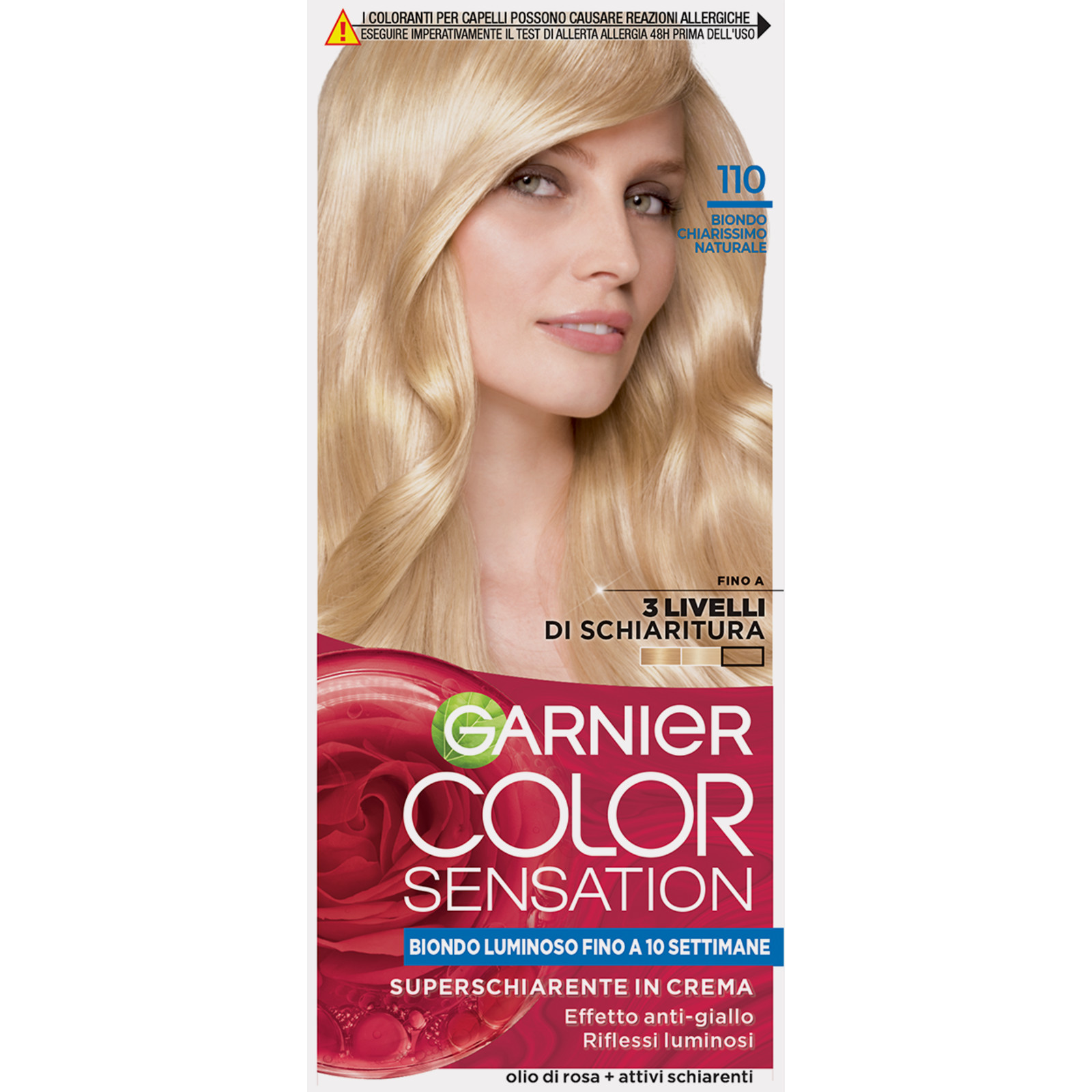 Color Sensation Colorazione Permanente In Crema 110 Biondo Chiarissimo Naturale