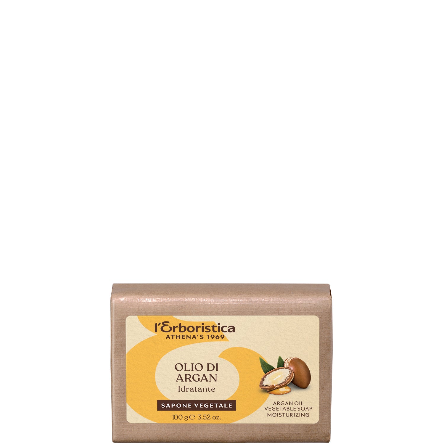 L'Erboristica Olio di Argan Sapone Vegetale - 100 ML