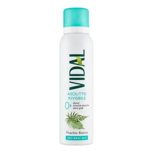 Asciutto Invisibile Muschio Bianco Deo Spray 48h 150 ml