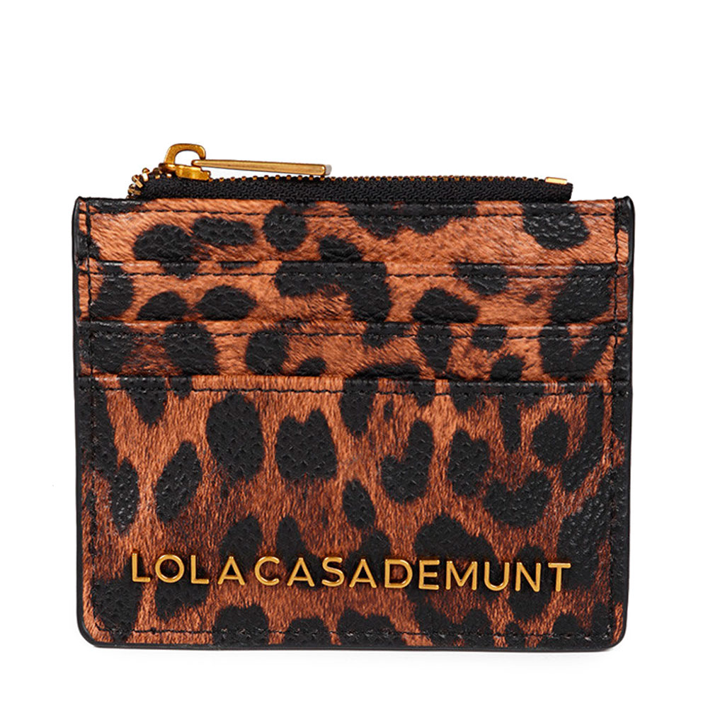 Lola Casademunt Portafogli e portamonete da donna Porta carte con stampa animalier