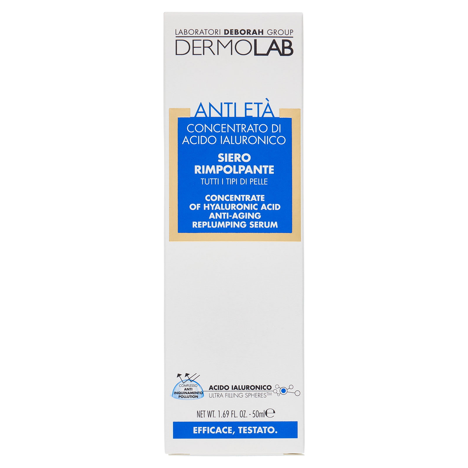Anti Età Concentrato Di Acido Ialuronico Siero Rimpolpante 50 ml