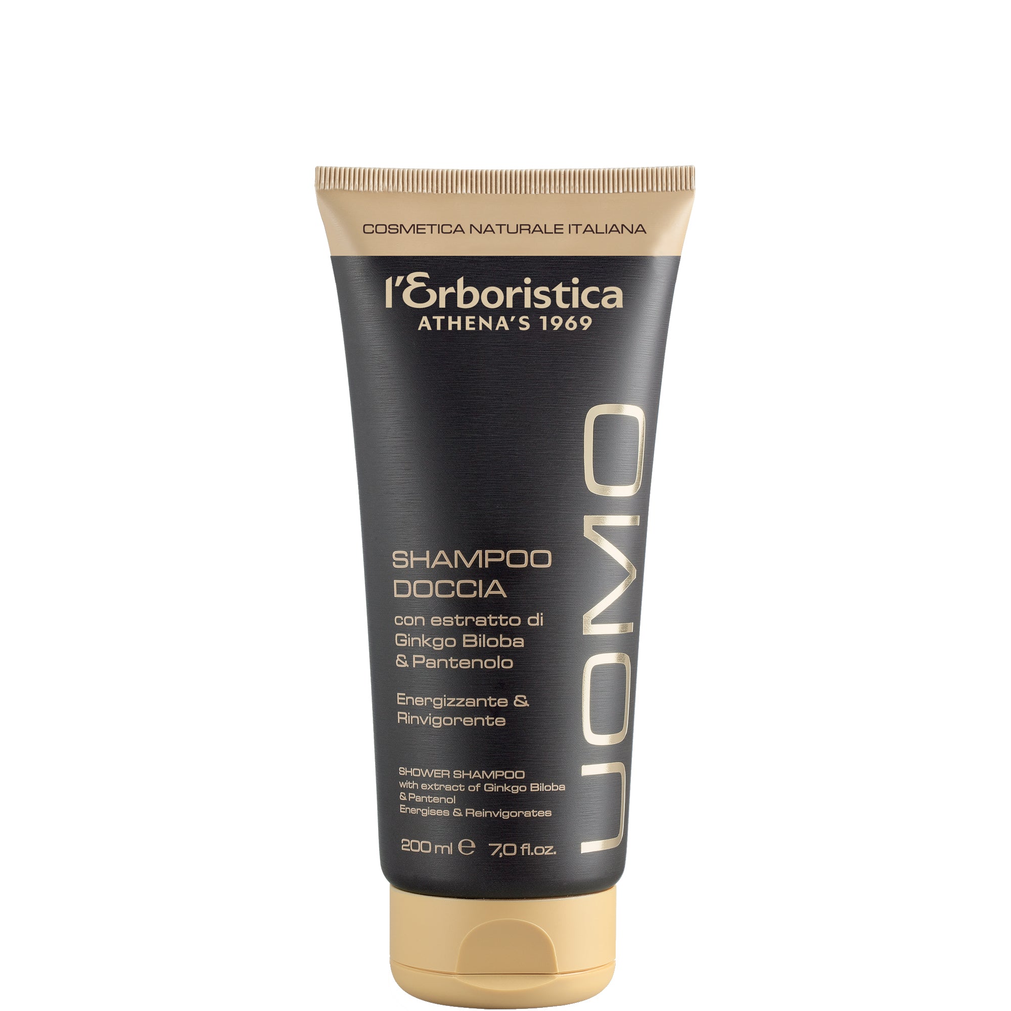 L'Erboristica Ginkgo biloba e Pantenolo Shampoo Doccia UOMO - 200 ML