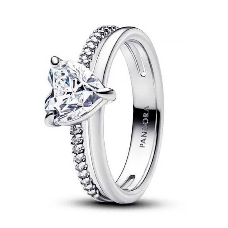 Pandora Anelli Transparent Zirconia Ring 193100C01