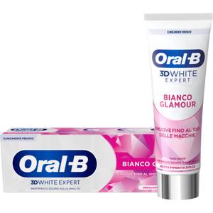 Dentifricio 3d White Expert Bianco Glamour Menta Piperita Dolce 75 ml