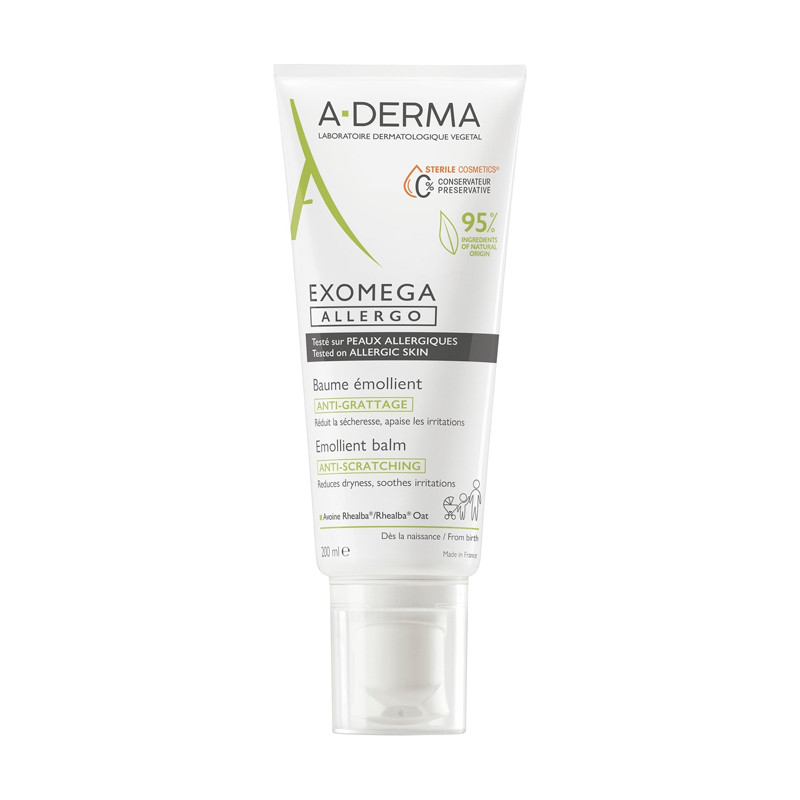 A-derma Trattamenti Corpo Exomega Allergo Baume Balsamo emolliente