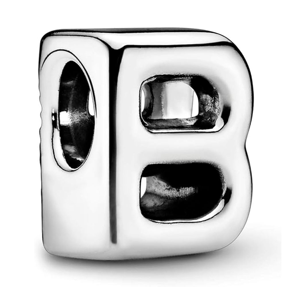 Pandora Charms Ciondolo in argento sterling con lettera B 797456