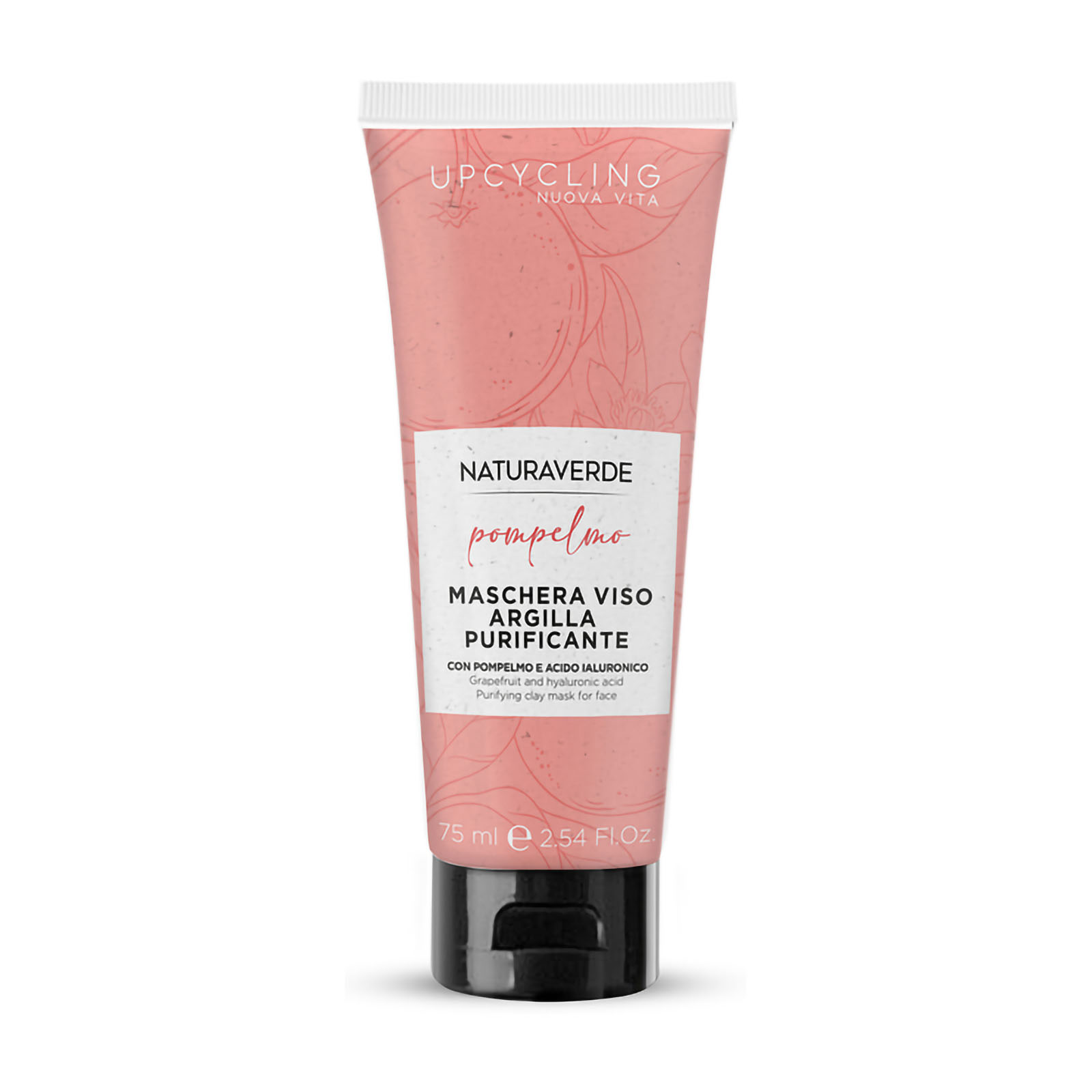 Maschera Viso Argilla Purificante Con Pompelmo E Acido Ialuronico 75 ml