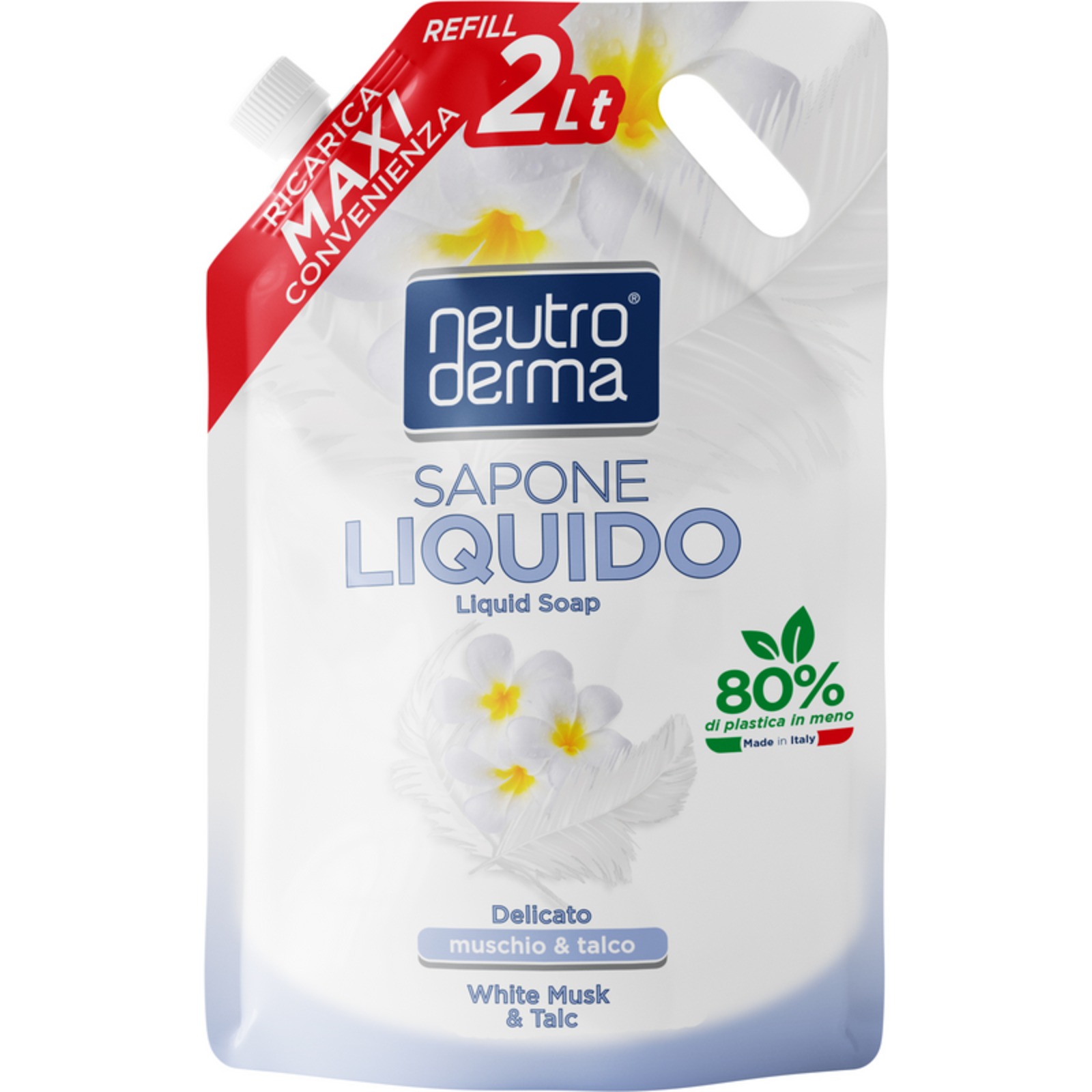 Sapone Liquido Busta Ricarica Delicato Muschio & Talco 2000 ml