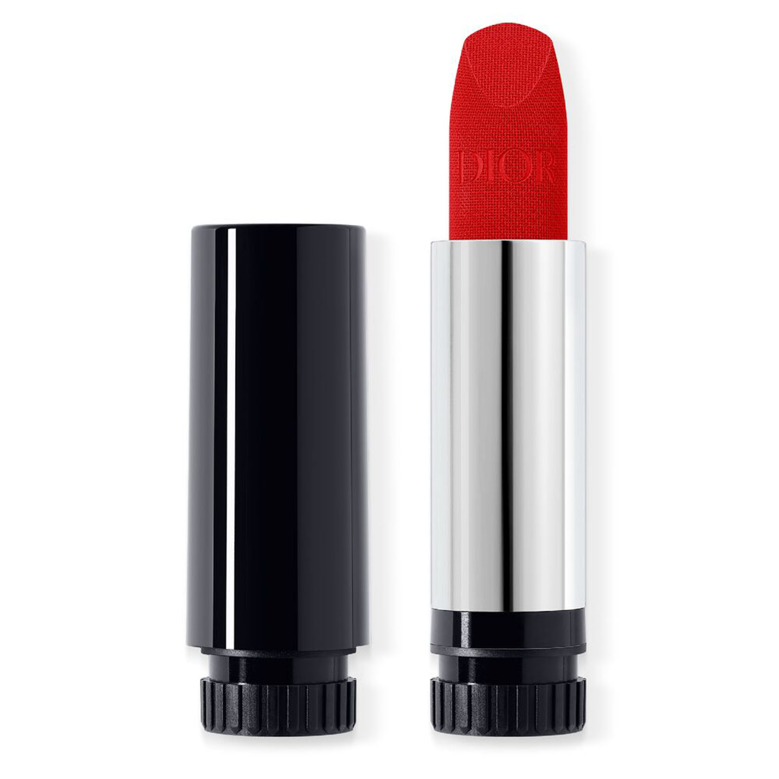 Rouge Dior The Refill Velvet Lipstick 999 finish velvet